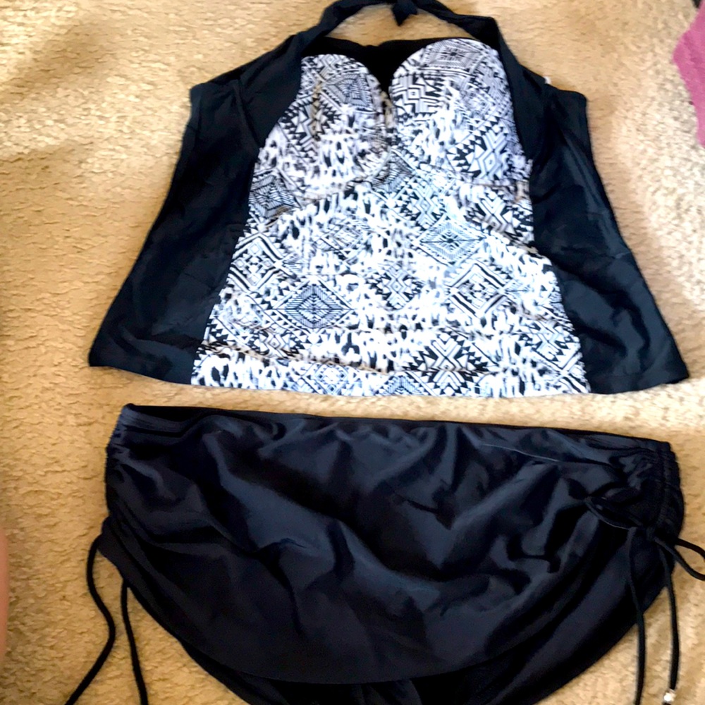Two piece swim suit